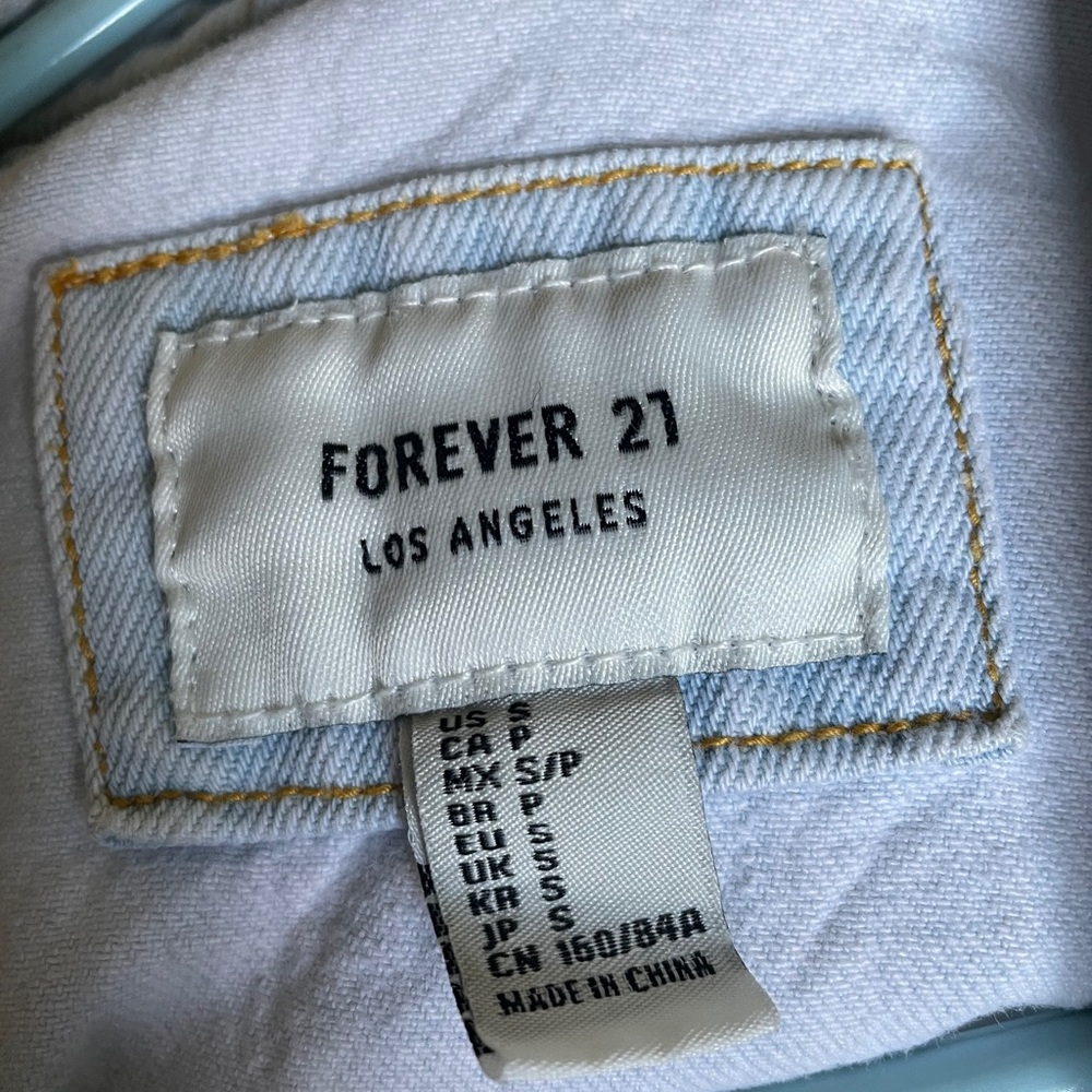 Light blue denim jacket